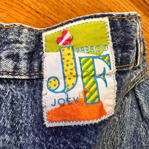 Vintage Y2k 90s Joey Fresco Denim Jean Shorts Womens 32 (meas 28) High Rise - Picture 4 of 11